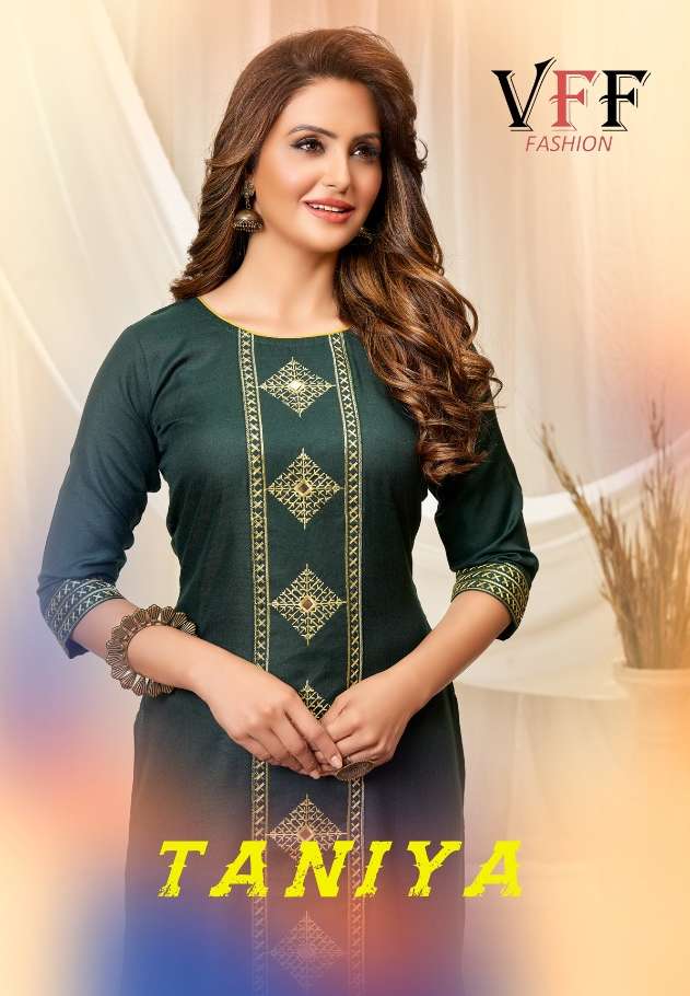 TANIYA RUBY COTTON WITH EMBROIDERY WORK KURTI WITH COTTON PANT BY VAISHALI FASHION BRAND WHOLESALE A...