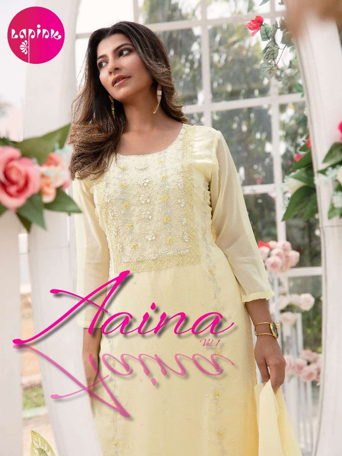 AAINA VOL 1 BY LAPINK BRAND KURTI WITH PANT AND DUPATTA WHOLSALER AND DEALER