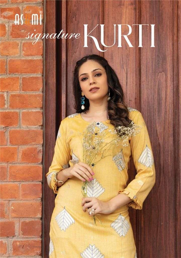 CRYSTAL BY ASHMI BRAND RAYON CAPSULE PRINT WITH HANDWORK KURTI WHOLESALER AND DEALER