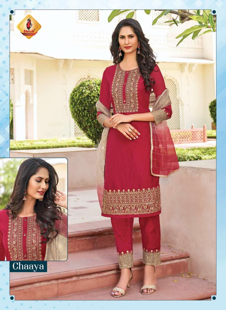JHAKAS VOL 3 BY SHRUTI BRAND CHANDERI DESIGNER EMBROIDERY THREAD SEQUENCE WORK KURTI WITH DETAILING ...