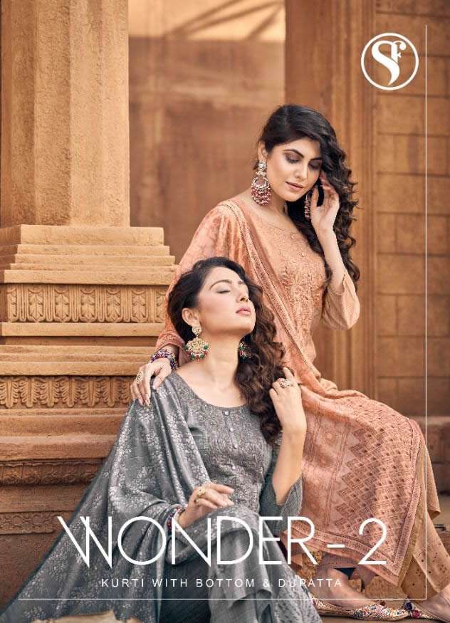 WONDER VOL 2 BY SWEETY FASHION BRAND FANCY RAYON BASE KURTI WITH PANT AND DIGITAL PRINTED DUPATTA WH...