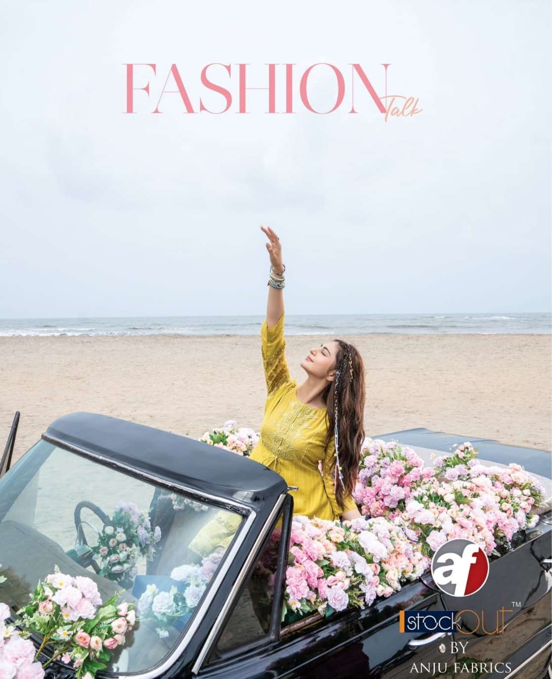 FASHION TALK BY AF BRAND MUL COTTON WITH HEAVY EMBROIDERY WORK SHORT DRESS AND BUTTONS AND DORI WITH...