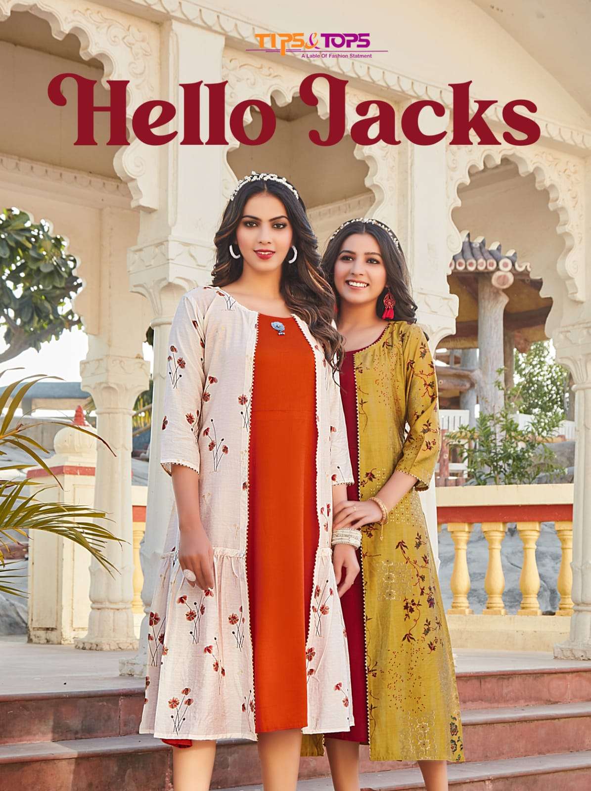 HELLO JACKS BY TIPS & TOPS BRAND 14 KG RAYON SLUB PLAN SORT INNER WITH VISCOSE CHANDERI WITH CLASSY ...