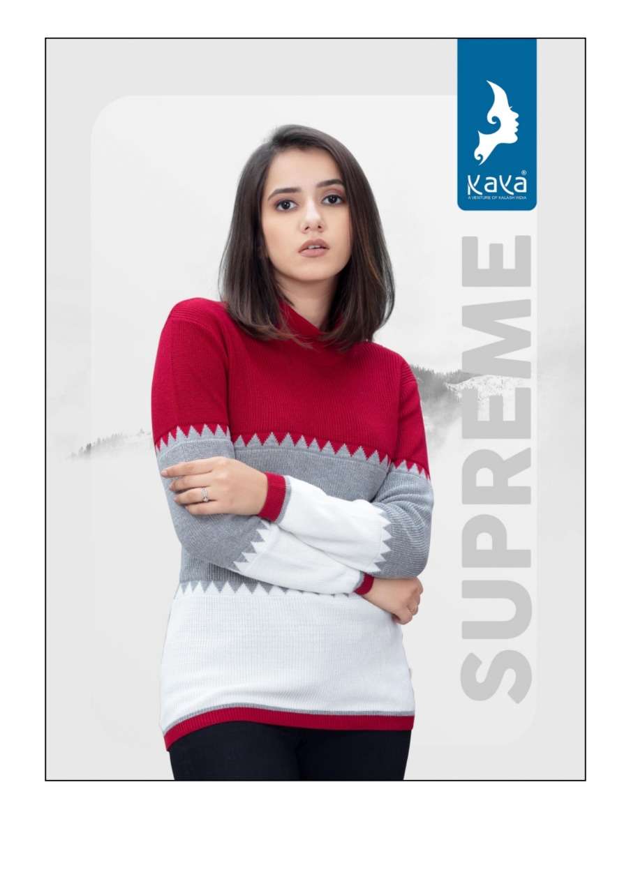 SUPREME BY KAYA BRAND FLAT KNIT WINTER WEAR SMOOTH FITING FANCY LONG TOP WHOLESALER AND DEALER