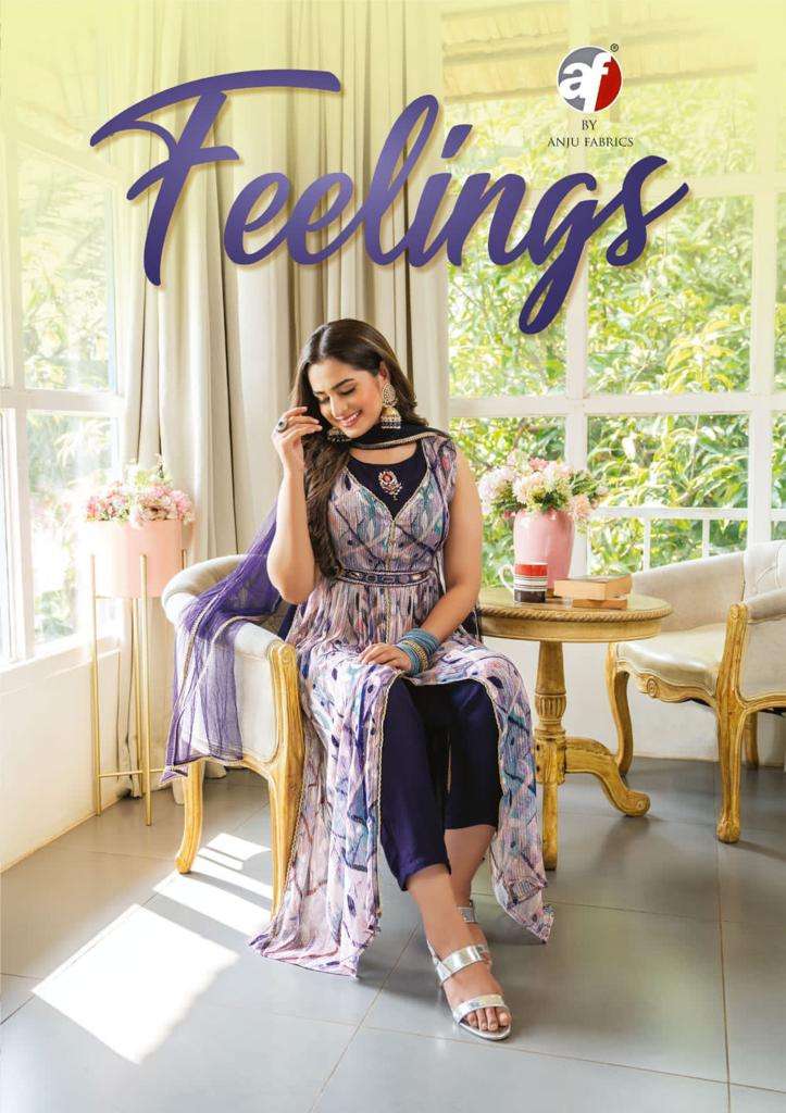 FEELINGS BY AF BRAND PRESENTS PURE CORCHET GEORGETTE WITH DIGITAL PRINTED HAND WORK BROOCHE WORK AND...