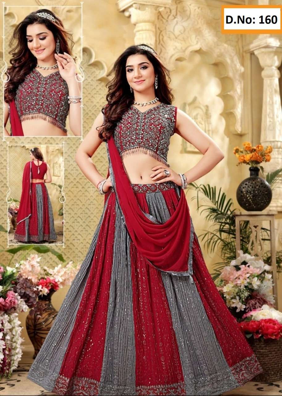 Crop top with heavy skirt discount