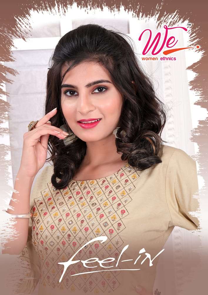 FEEL IN BY WE BRAND PRESENTS  NEW ZOYA DOBBY STRAIGHT EMBROIDERY WORK KURTI WITH NEW ZOYA DOBBY PANT...