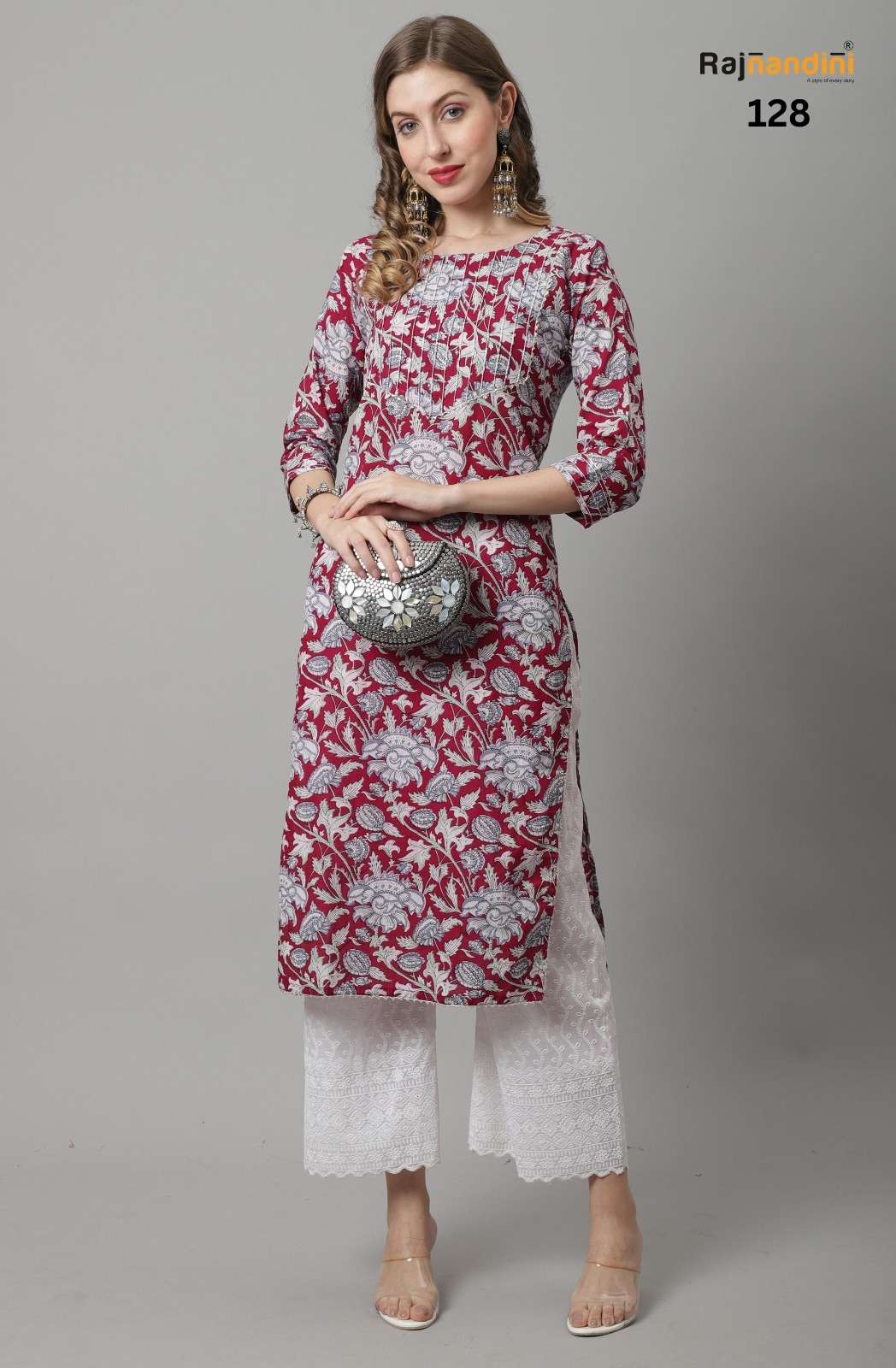 SUMMER PURE COTTON PRINTED KURTI BY RAJNANDINI BRAND WHOLESALER AND DEALER 