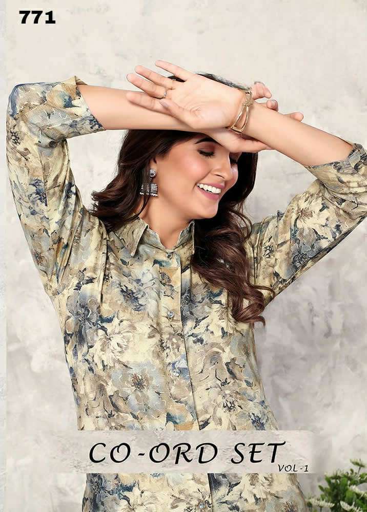 CO ORD SET PREMIUM REYON EXPORT QUALITY PRINTED FANCY CO ORD SET BY S3FOREVER BRAND WHOLESALER AND D...