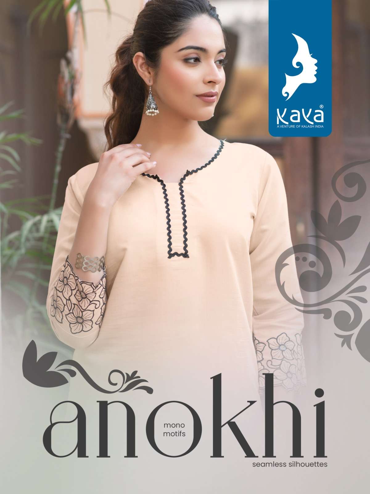 ANOKHI ROMAN SILK CO-ORD SET TOP WITH BOTTOM BY KAYA BRAND WHOLESALR AND DELER