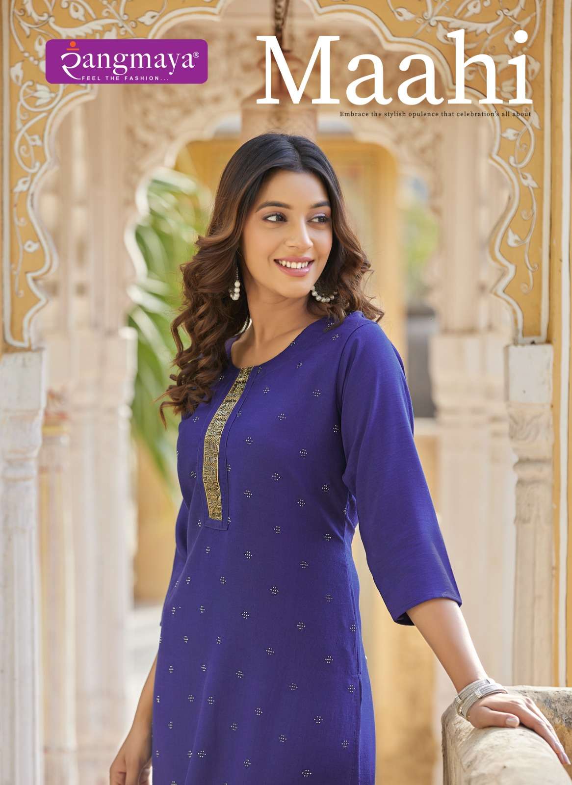 MAAHI BOMBAY IMPORTED CASUAL KURTI BY RANGMAYA BRAND WHOLESALR AND DELER