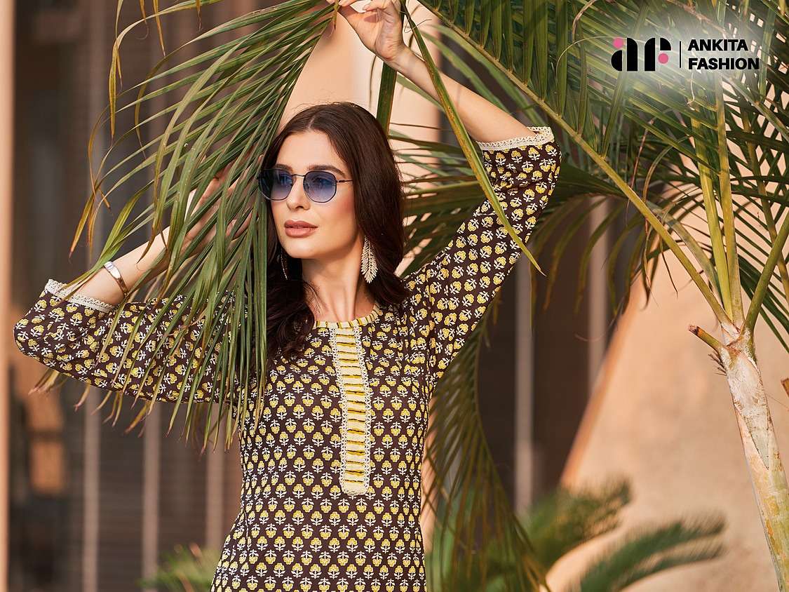 COTTON CANDY VOL 1 COTTON PRINT KURTI WITH BOTTOM BY ANKITA FASHION BRAND WHOLESALER AND DEALER