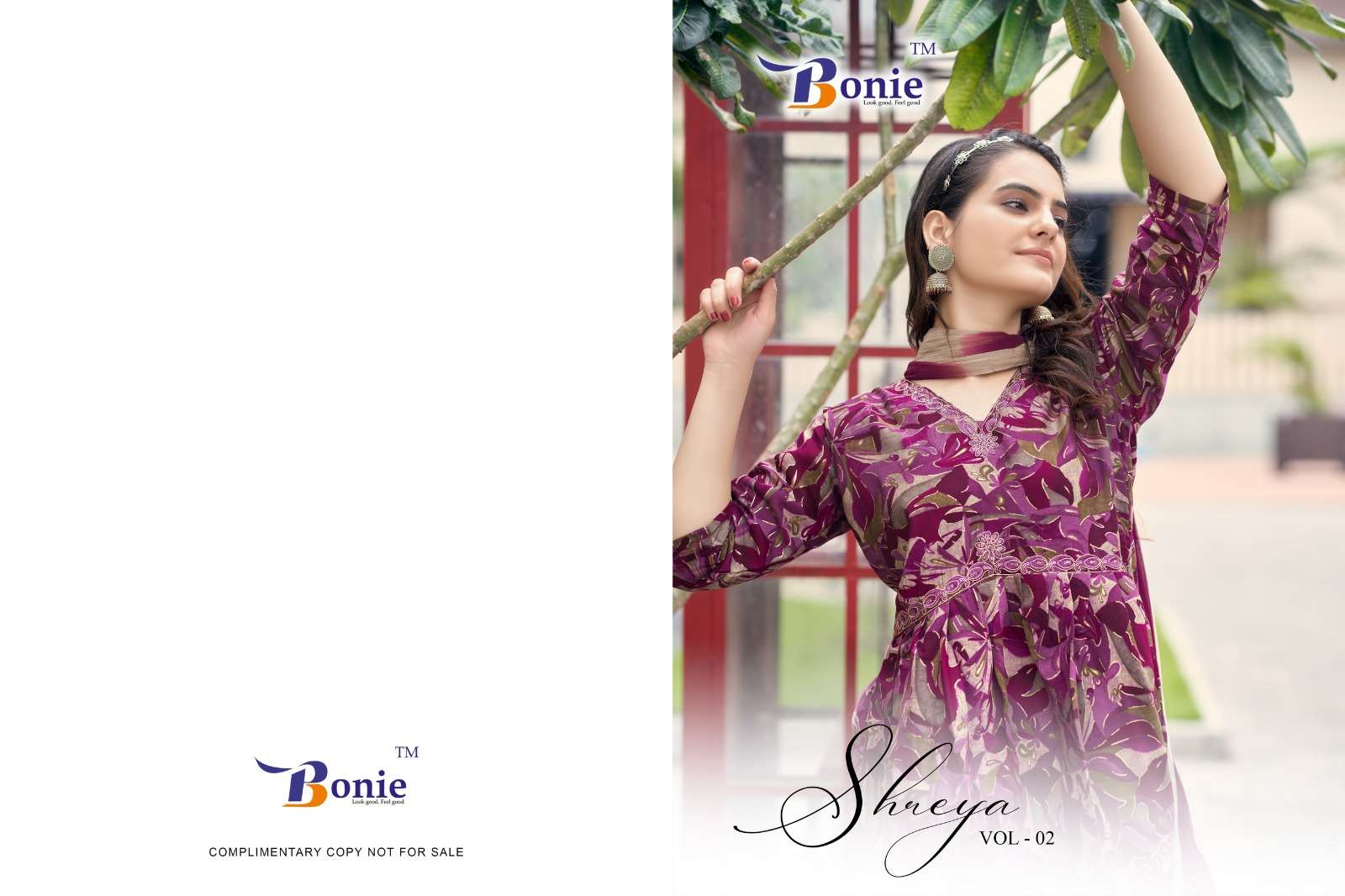 SHREYA VOL 2 HEAVY CHANDERI ALIA KURTI WITH BOTTOM AND DUPATTA BY BONIE BRAND WHOLESALR AND DELER