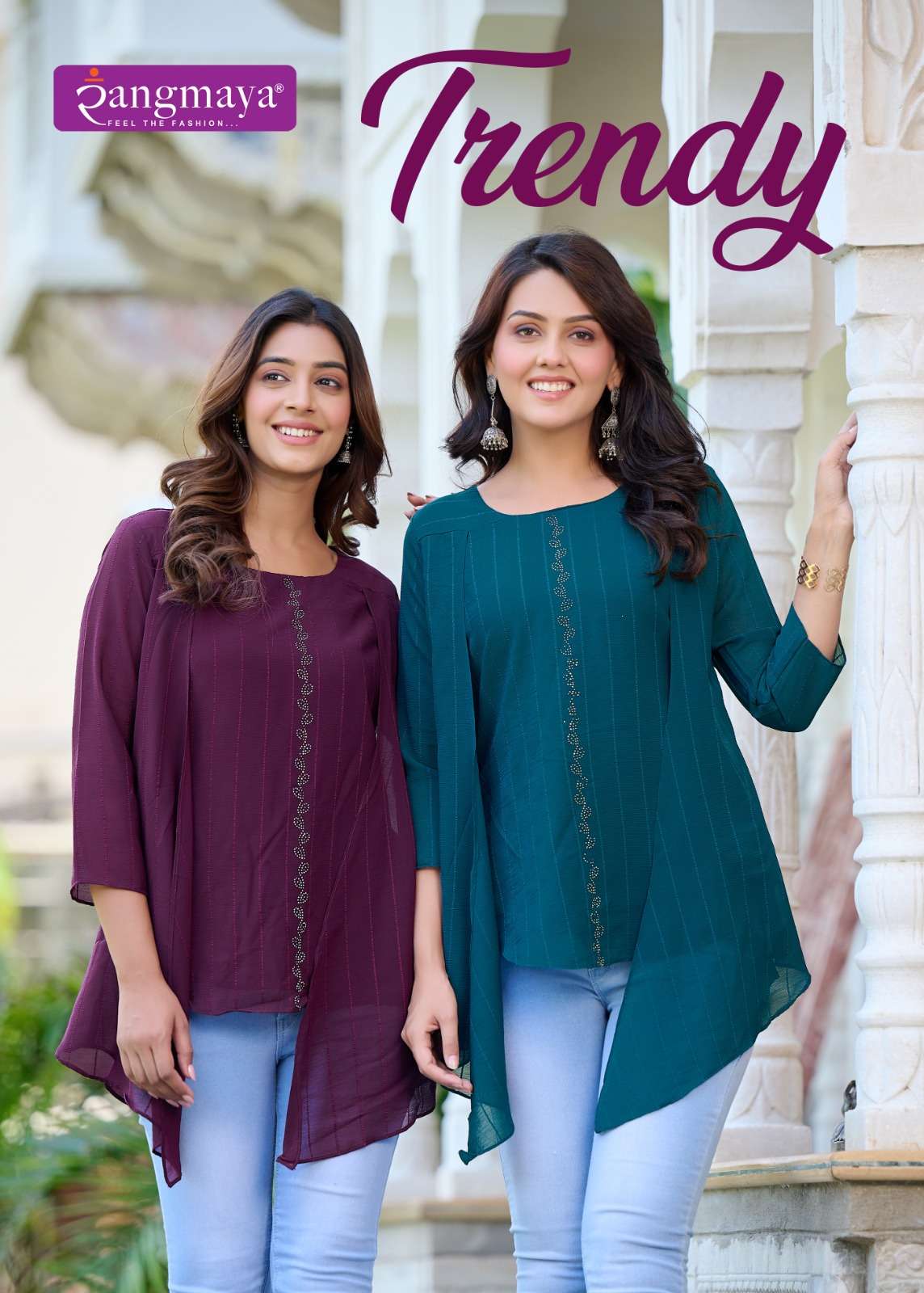 TRENDY GORGET STYLISH TOP BY RANGMAYA BRAND WHOLESALER AND DEALER