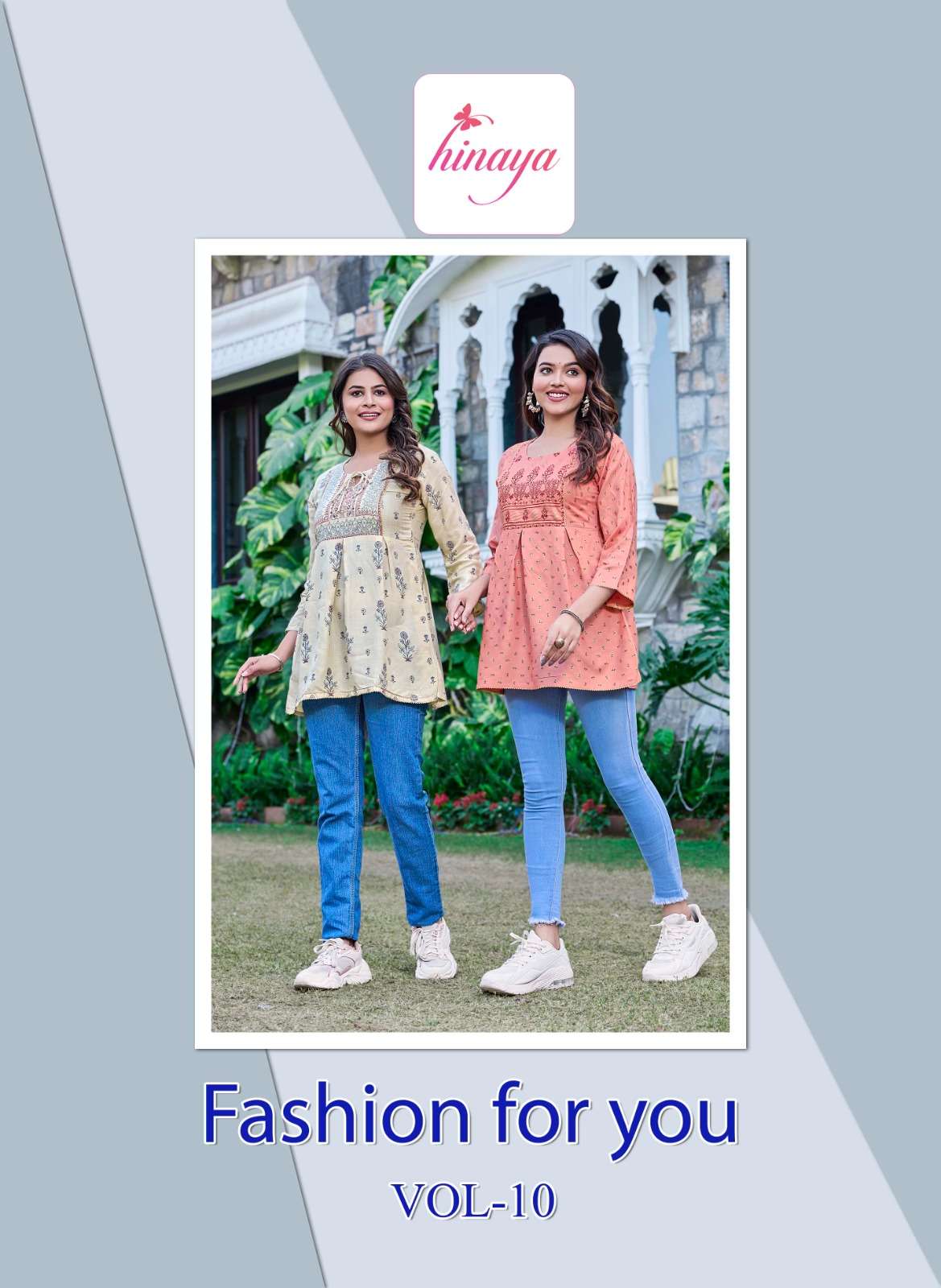 FASHION 4 YOU VOL 5 RAYON 14 KG TRENDY WESTERN SHORT TOPS WITH DIFFERENT PATTERN BY HINAYA BRAND WHO...