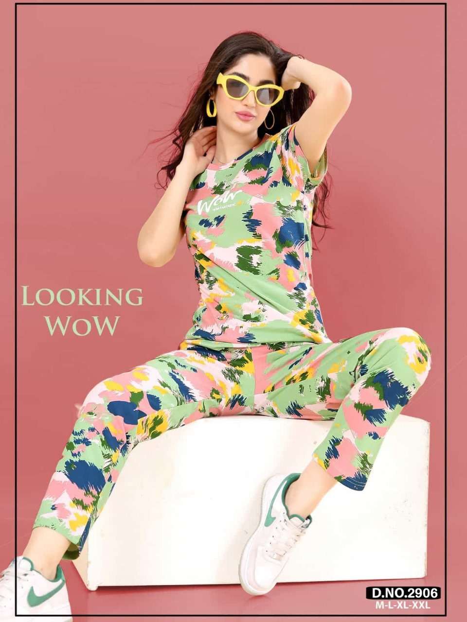 PREMIUM VOL 3 PREMIUM HOSIERY TIE DIE PRINTED NIGHT SUITS BY S3FOREVER BRAND WHOLESALER AND DEALER