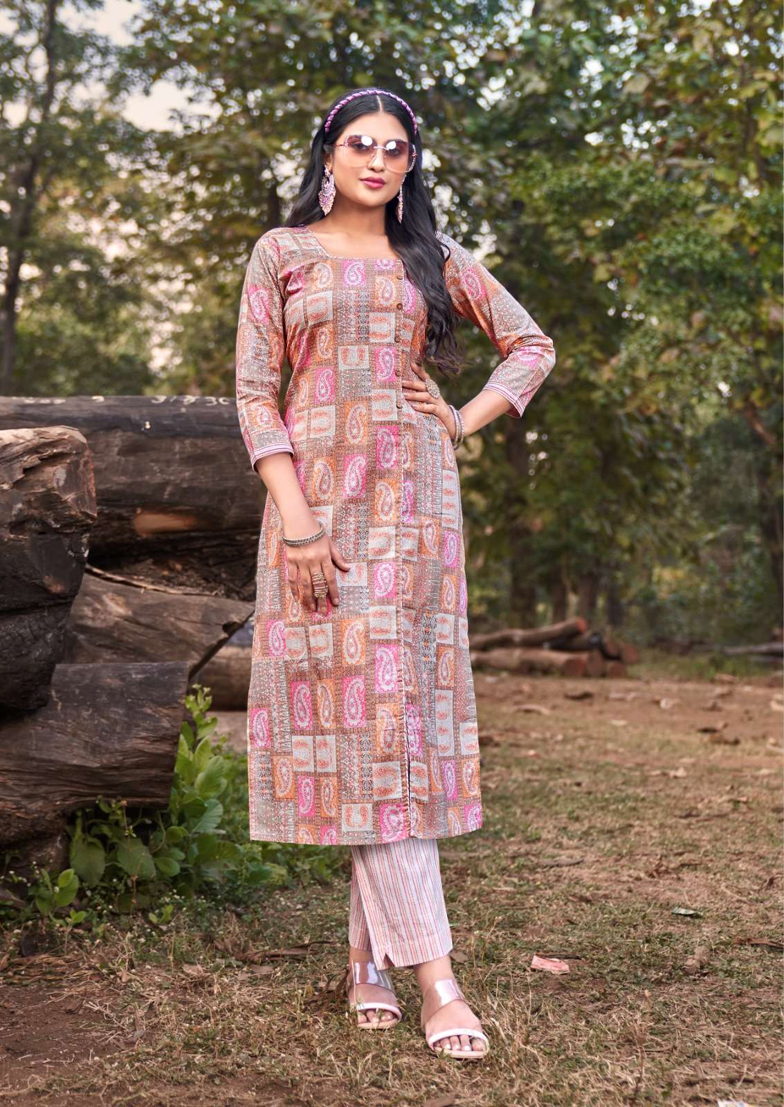 RANGRITI PURE COTTON 60 60 PRINTS KURTI BY RANGJYOT BRAND WHOLESALER AND DEALER