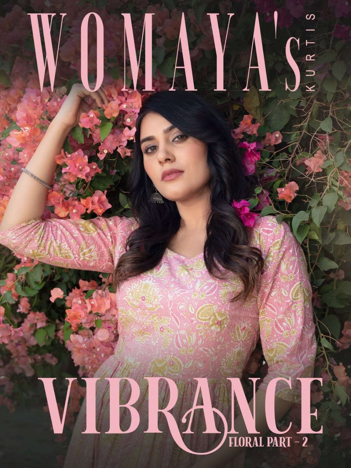 VIBRANCE VOL 2 4LAYER PURE COTTON GOWN WITH HANDWARK BY WOMAYA BRAND WHOLESALER AND DEALER
