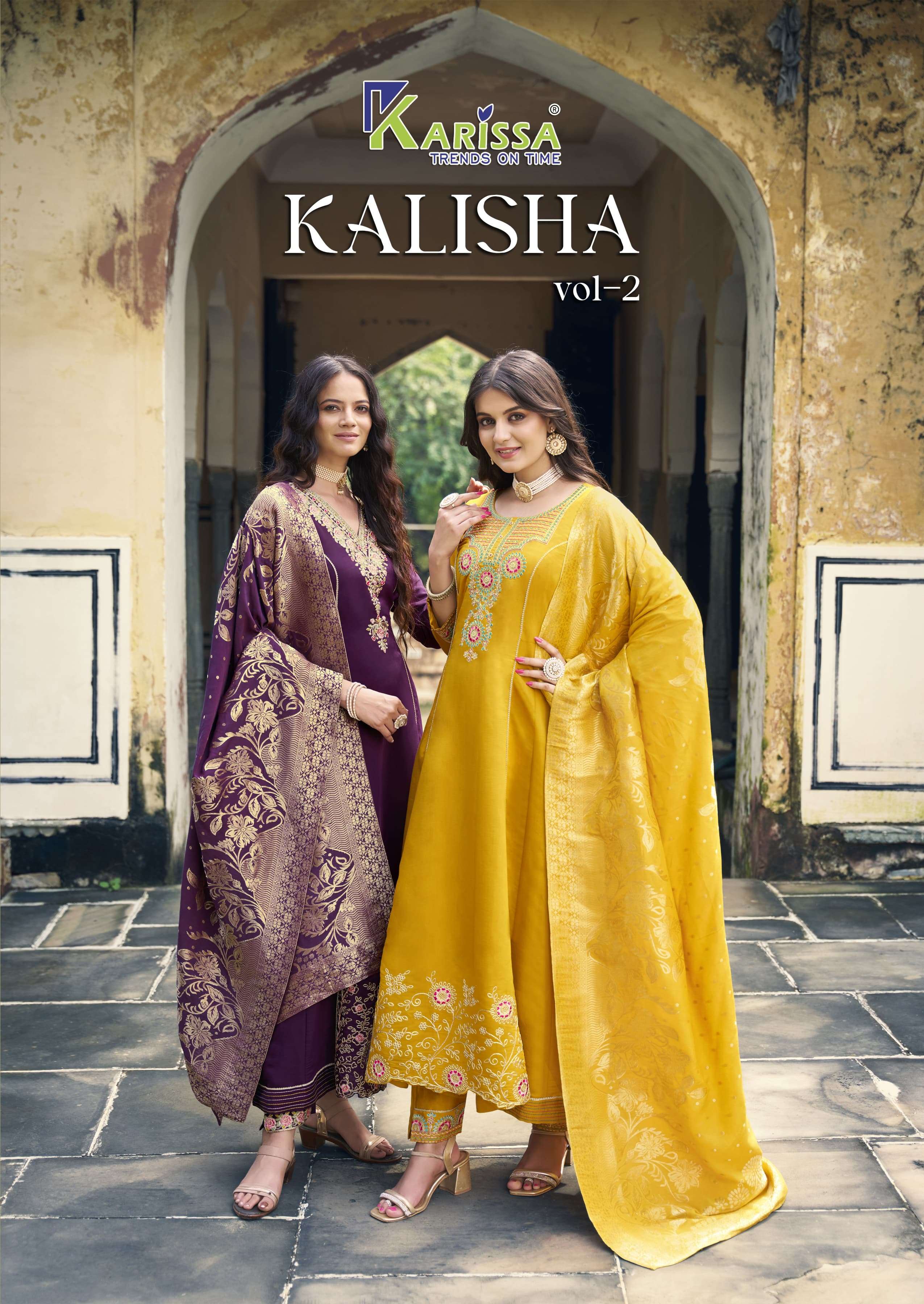 KARISSA KALISHA VOL 2 PURE VISCOSE  KURTI WITH PANT AND DUPATTA 