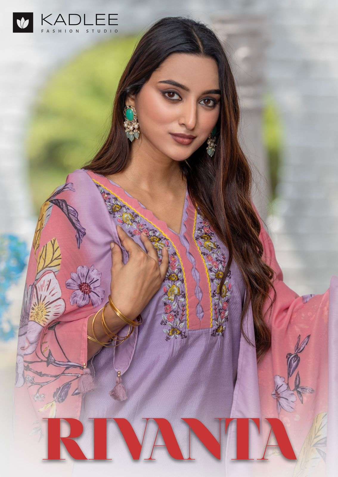 KADLEE RIVANTA VISCOSE WEAVING KURTI WITH PANT & DUPATTA WHOLESALER AND DEALER