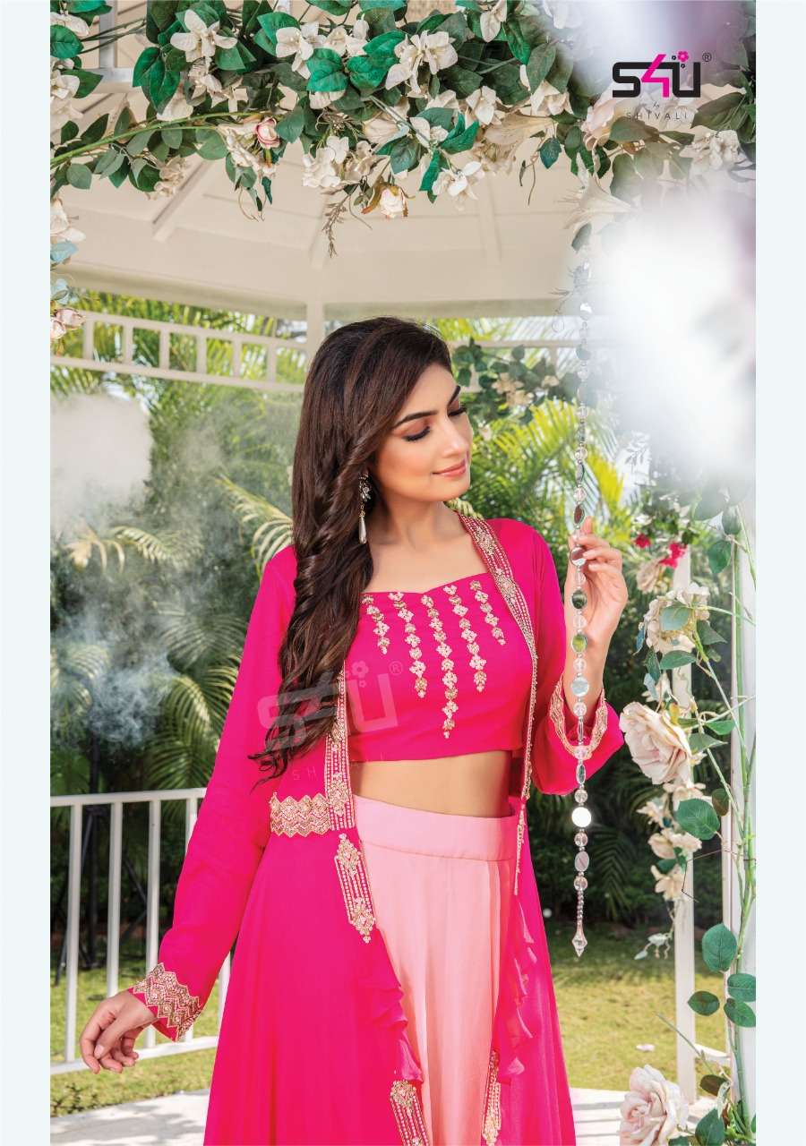 S4U-KittyParty4-3Georgette-3Piece-403-C