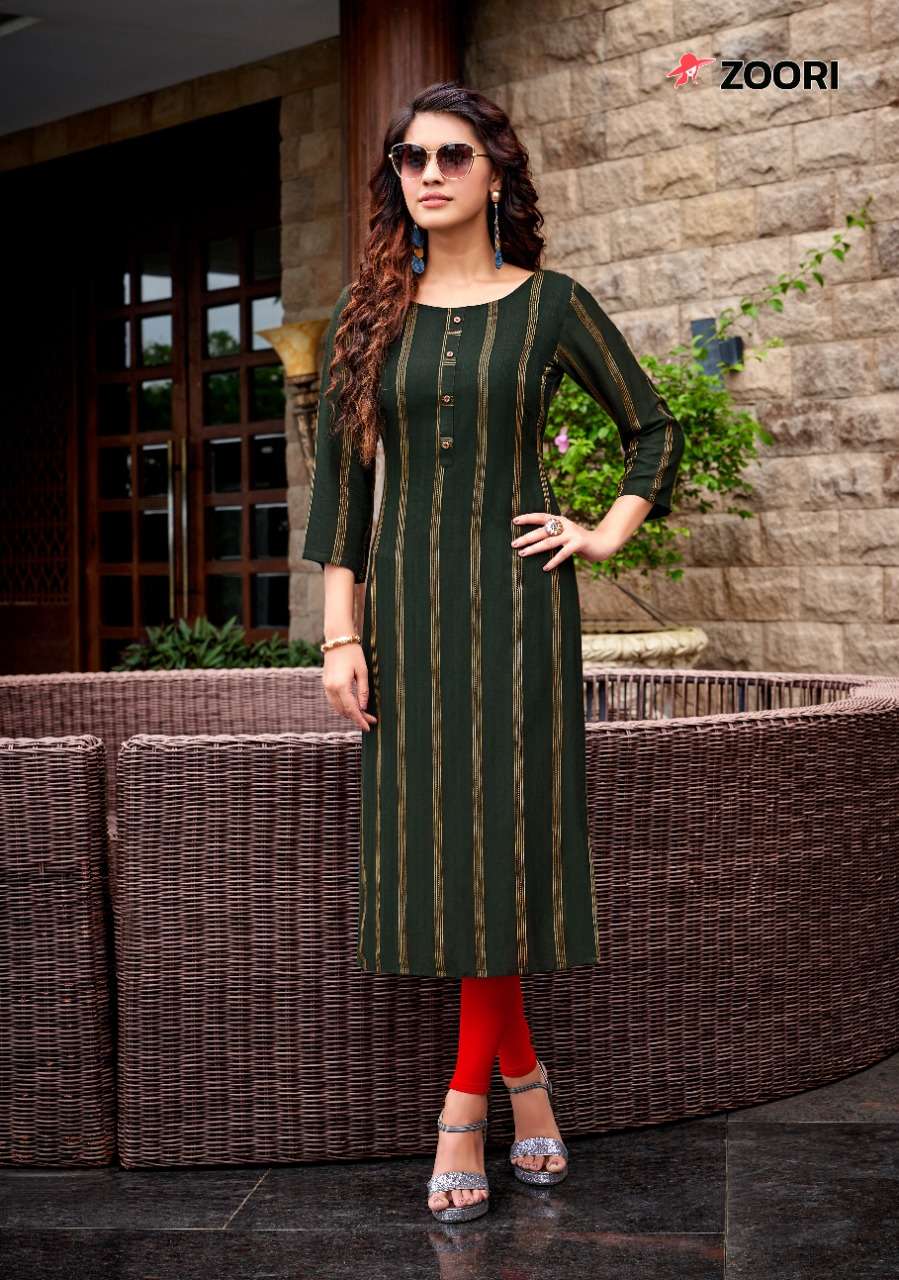 Zoori Akshara vol 22 Straight Kurti-1133 - Khantil eCommerce Pvt Ltd