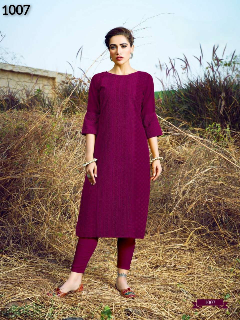 S3forever-Shifali-Georgette-Shifali-Work-Kurti-1007