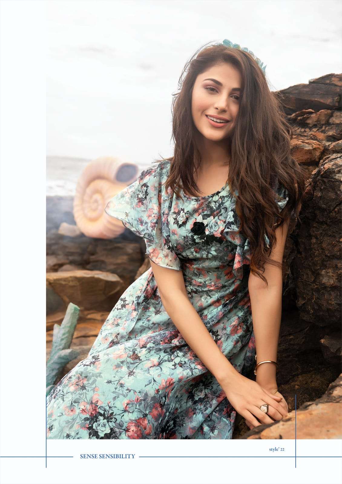 Af-Coral-Viscose-Chiffon-Printed-Long-One-Piece-Dress-Fancy-Brooch-Kurti-2504-S