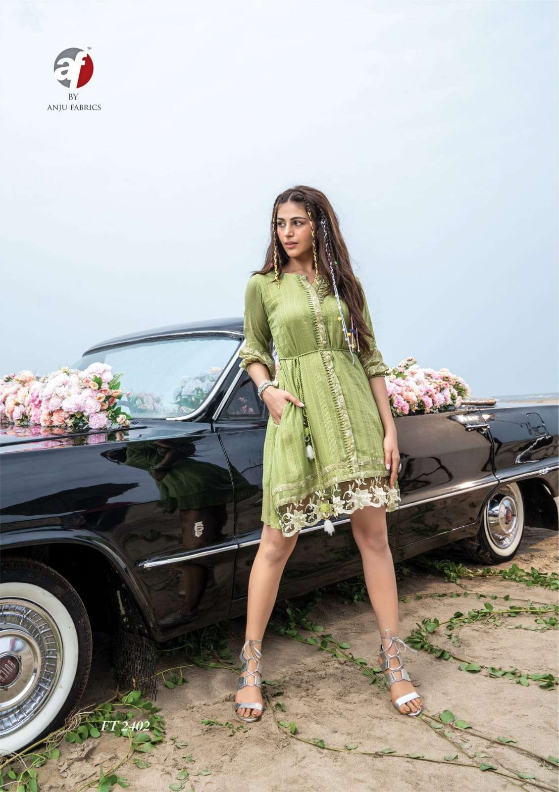 Af-Fashion-Talk-Mul-Cotton-Embroidery-Short-Dress-Buttons-Dori-Tassels-Short-Kurti-2402