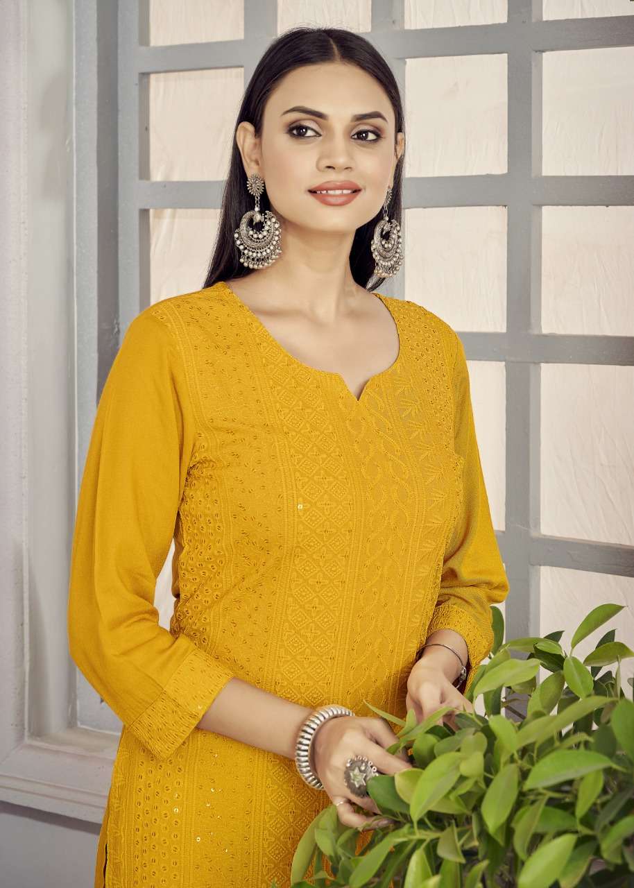 Banwery-Schiffli-Heavy-14kg-Rayon-Schiffli-Work-Sequence-Kurti-14Kg-Rayon-Schiffli-Border-Work-Pant-1002-C