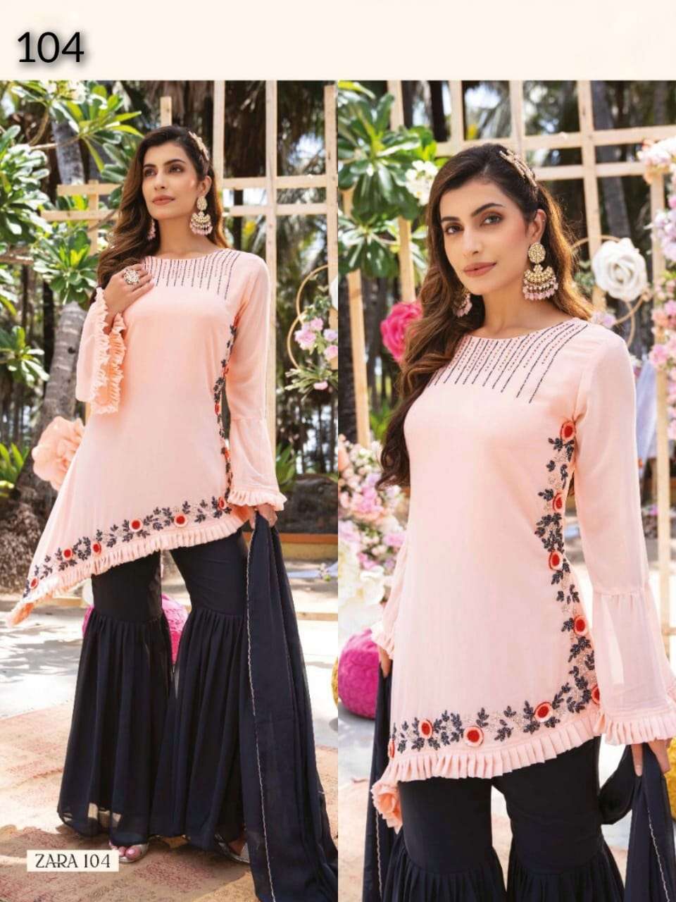 Zara store sharara dress