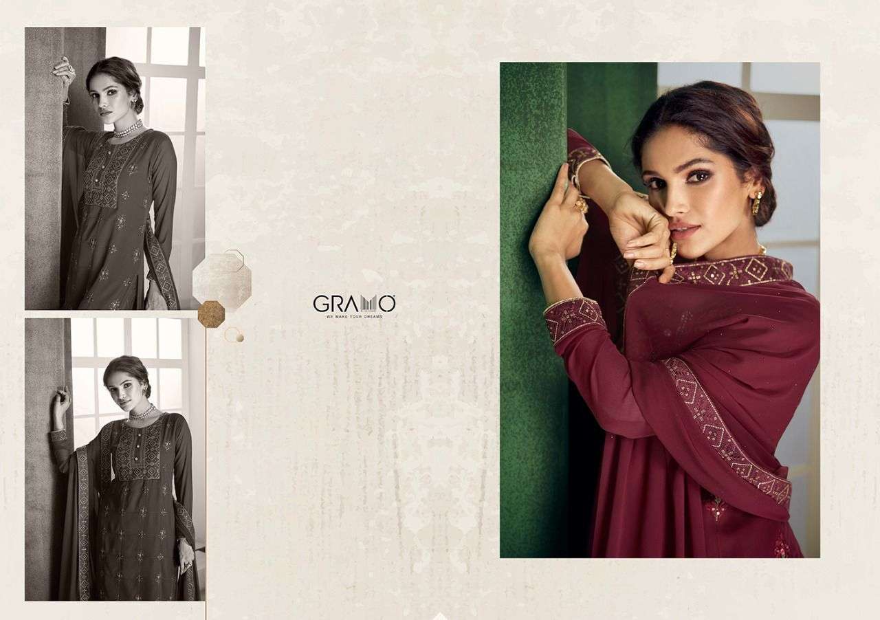 Gramo-Savan-Georgette-Heavy-Work-Straight-Kurti-Satin-Pant-Georgette-Dupatta-431