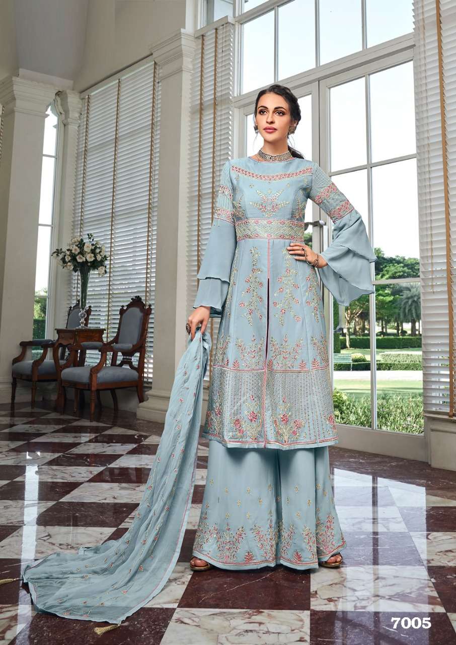 S3forever-Rashmi-Heavy-Fox-Georgette-Embroidery-Handwork-Kurti-Palazzo-Georgette-Embroidery-Work-Dupatta-7005