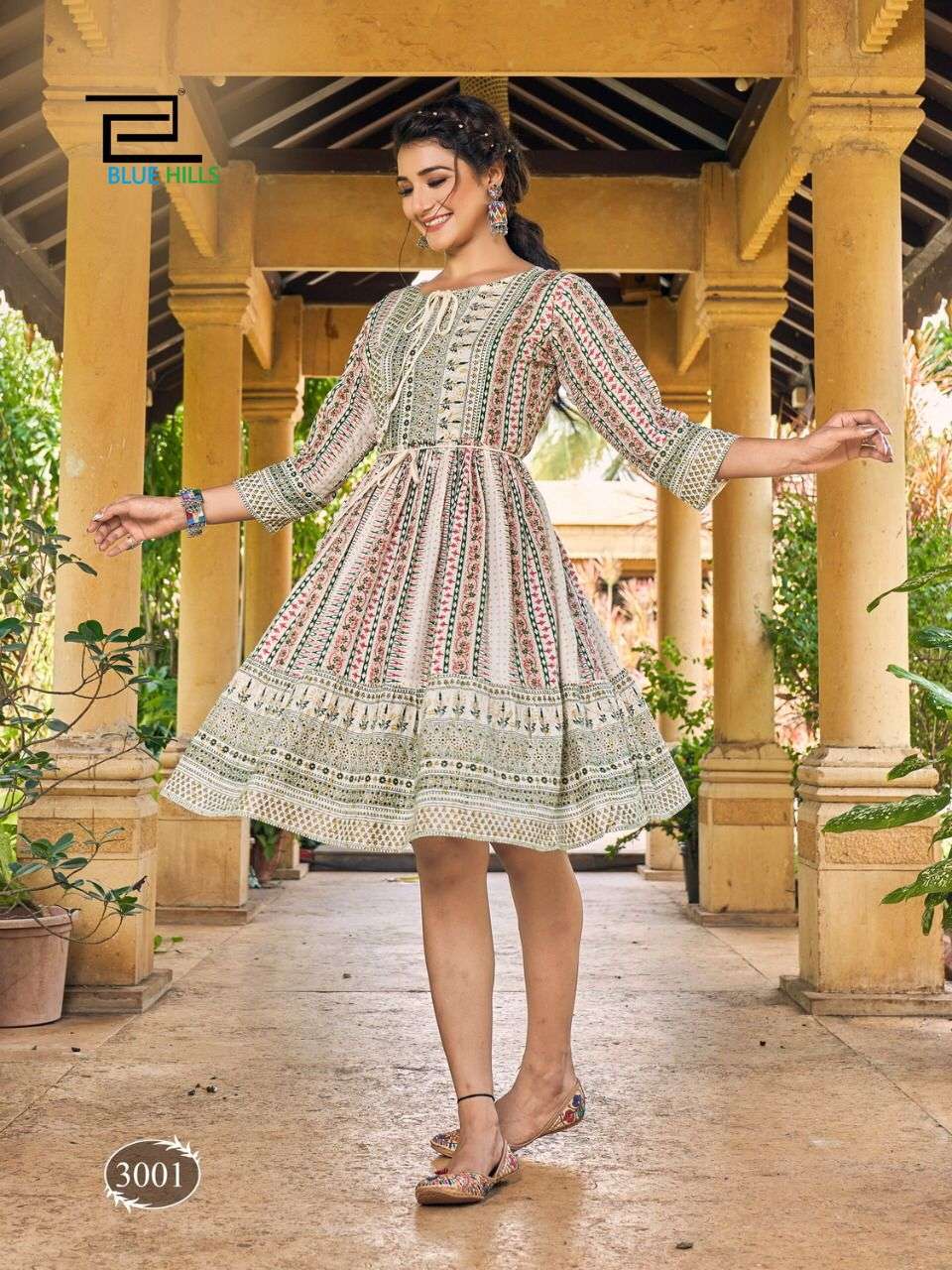 DESI VDESI BY BLUE HILLS BRAND TUNIC FROCK STYLE KURTI WHOLESALER AND DEALER