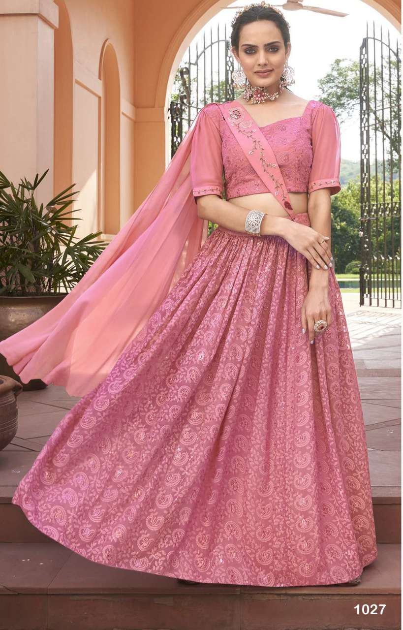 S3forever-occasion-fabric-Heavy-gorgette-handwork-long-gown-kurti-1027