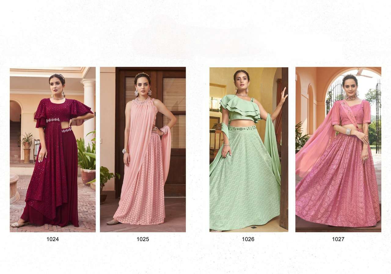 S3forever-occasion-fabric-Heavy-gorgette-handwork-long-gown-kurti-Index