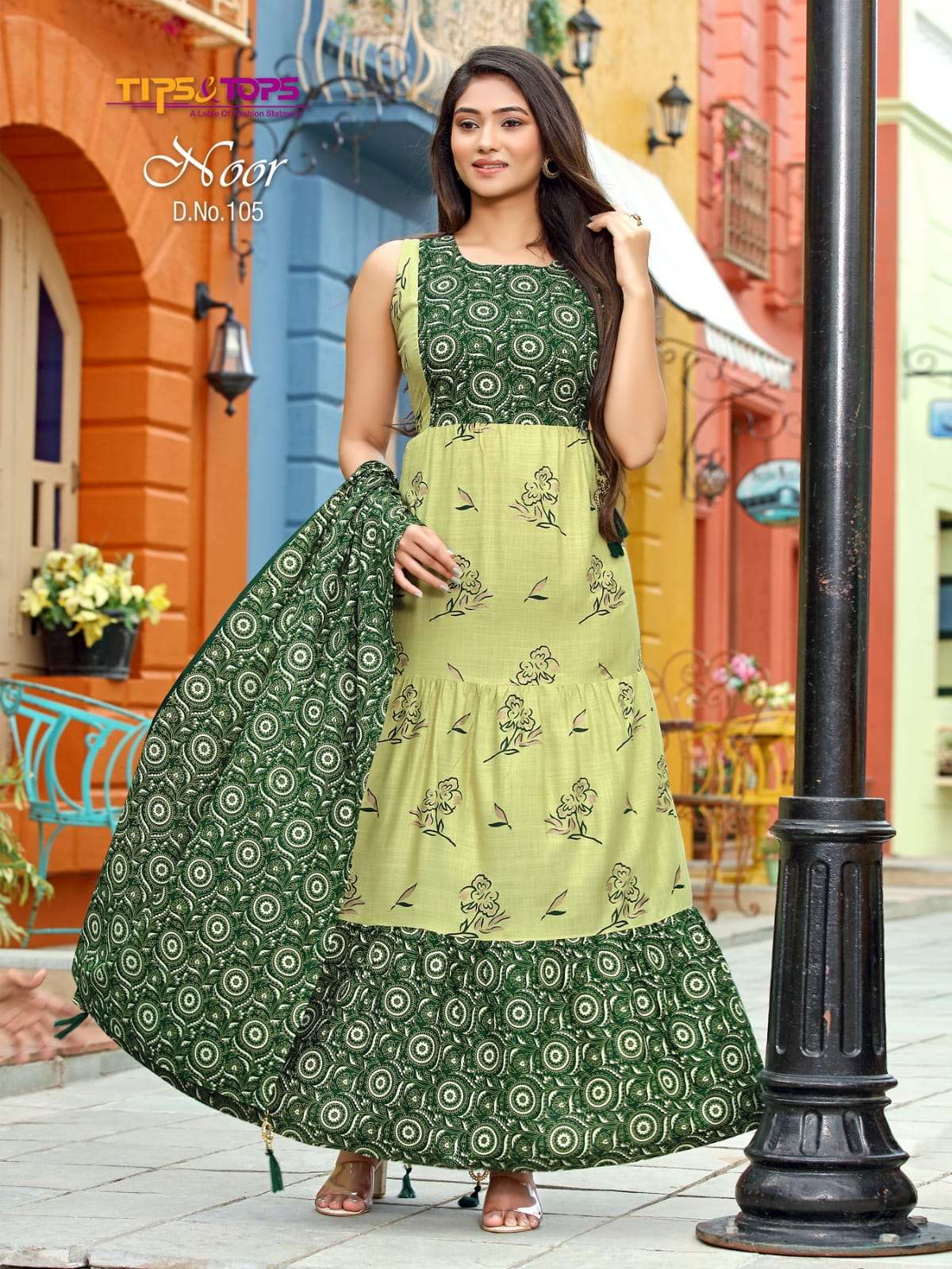 Shop D2016 - Gown Style Kurti Online | Buy from Indian Store, USA