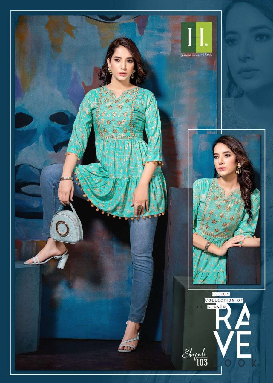 Buy Armeena Boutique Light Sea Green Frock Style Top Online at Best Prices  in India - JioMart.