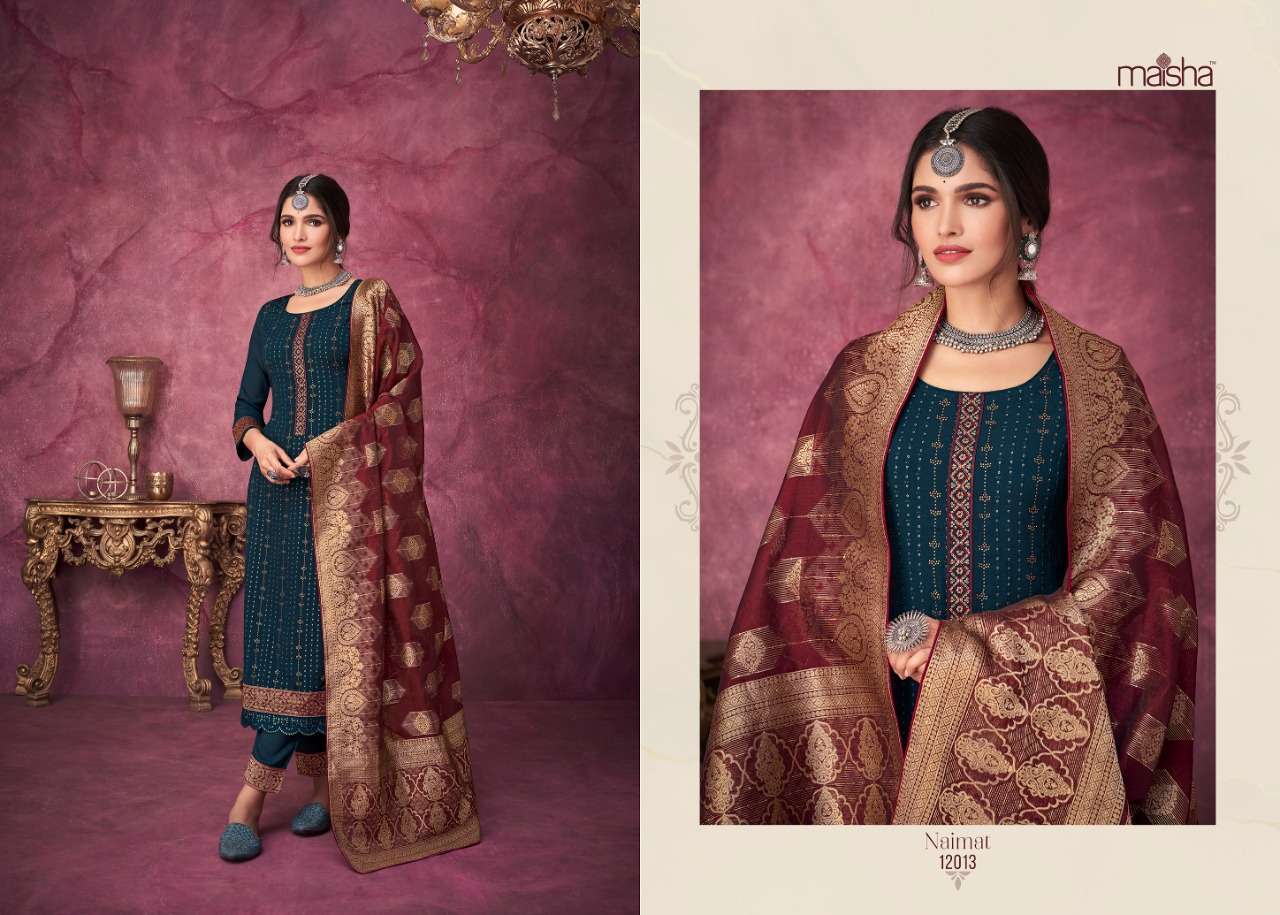 Maisha-naimat-fabric-chinon-sequences-embroidery-sarvoski-lases-work-kurti-pure-shantoon-with-payal-pant-organza-thread-work-decorated-dupatta-12013