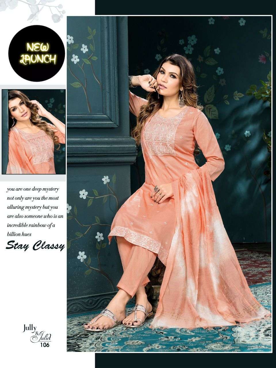 S3forever jully%20And%20Juliet fabric silk embroidery work white foil print kurti silk fabric fancy pant chiffon double dying dupatta 05 4 2022 10 15 16 21 52