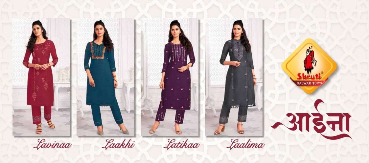 Shruti-Aaina-Viscose-Bambarg-Silk-Mirror-Thread-Handwork-Embroidery-Work-Kurti-Silk-Handwork-Pant-Collage