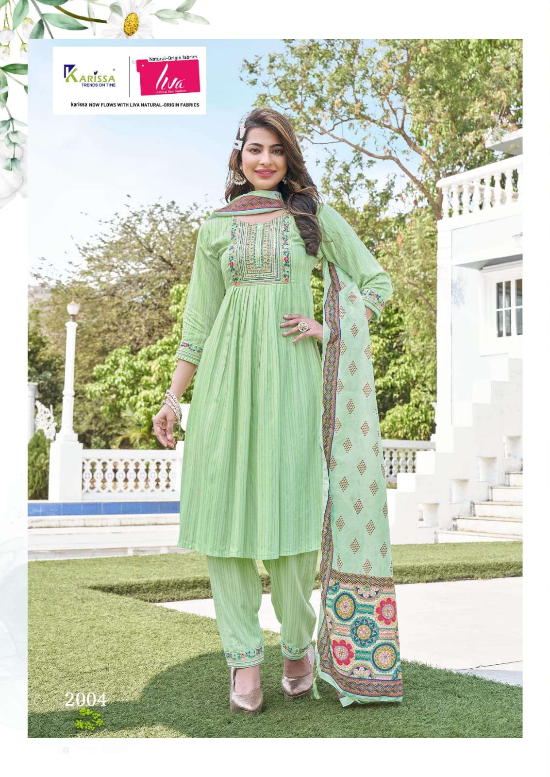 Buy Kurta Dupatta Indian Set Salwar Blue Kameez Palazzo Women Kurti Printed  Pant Dress Suit Designer Straight Rayon Readymade Stitched Floral Online in  India - Etsy