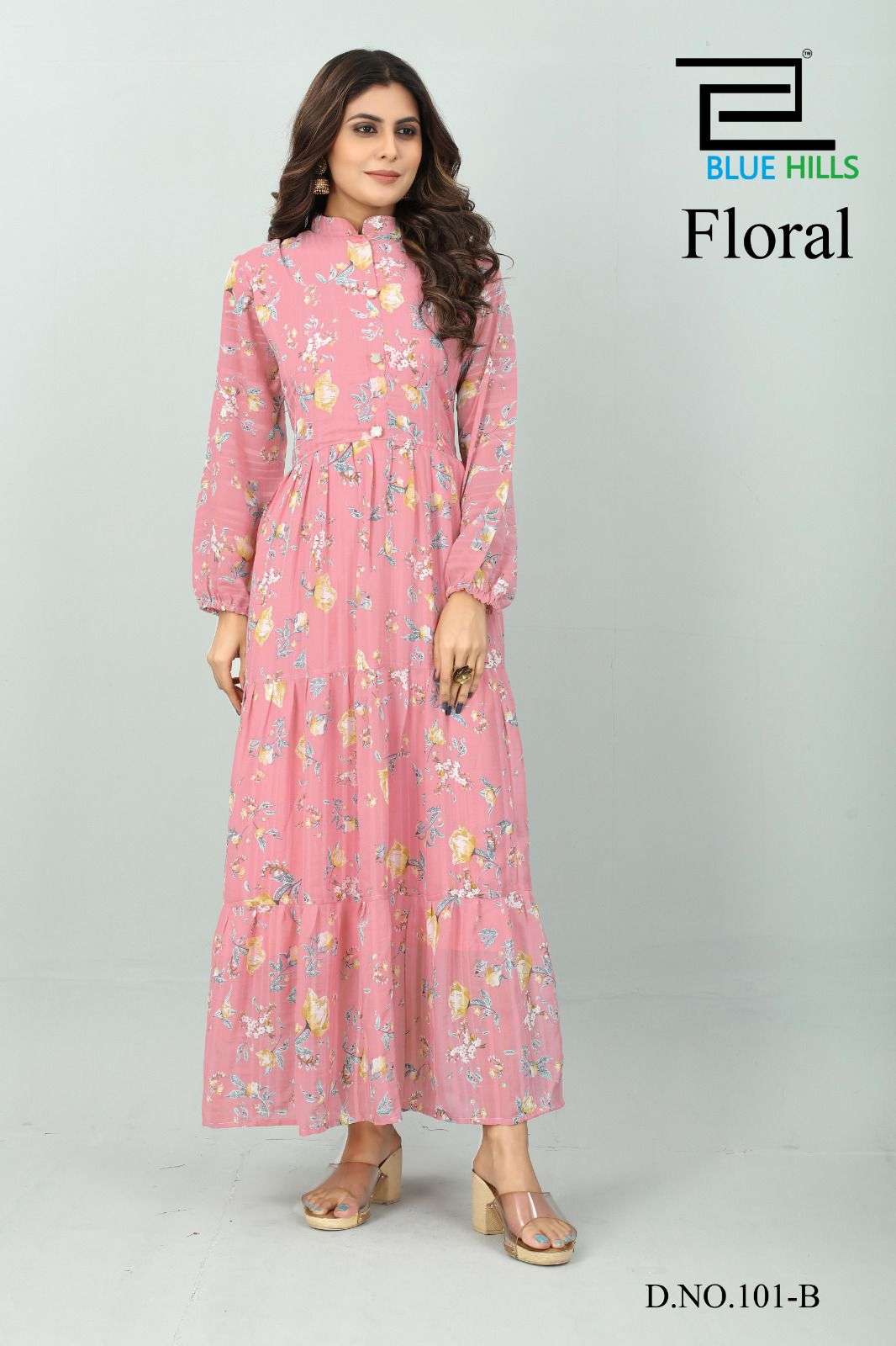 Western Peach Stylish Ladies Gown, Stitched at Rs 999/piece in Surat | ID:  25334855855
