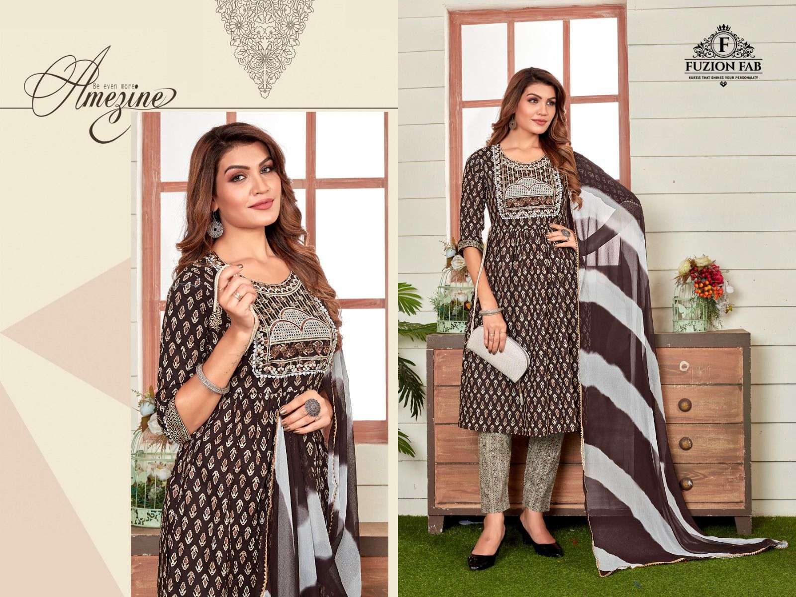 Sweety Fusion Wholesale Ready Made Kurtis - textiledeal.in