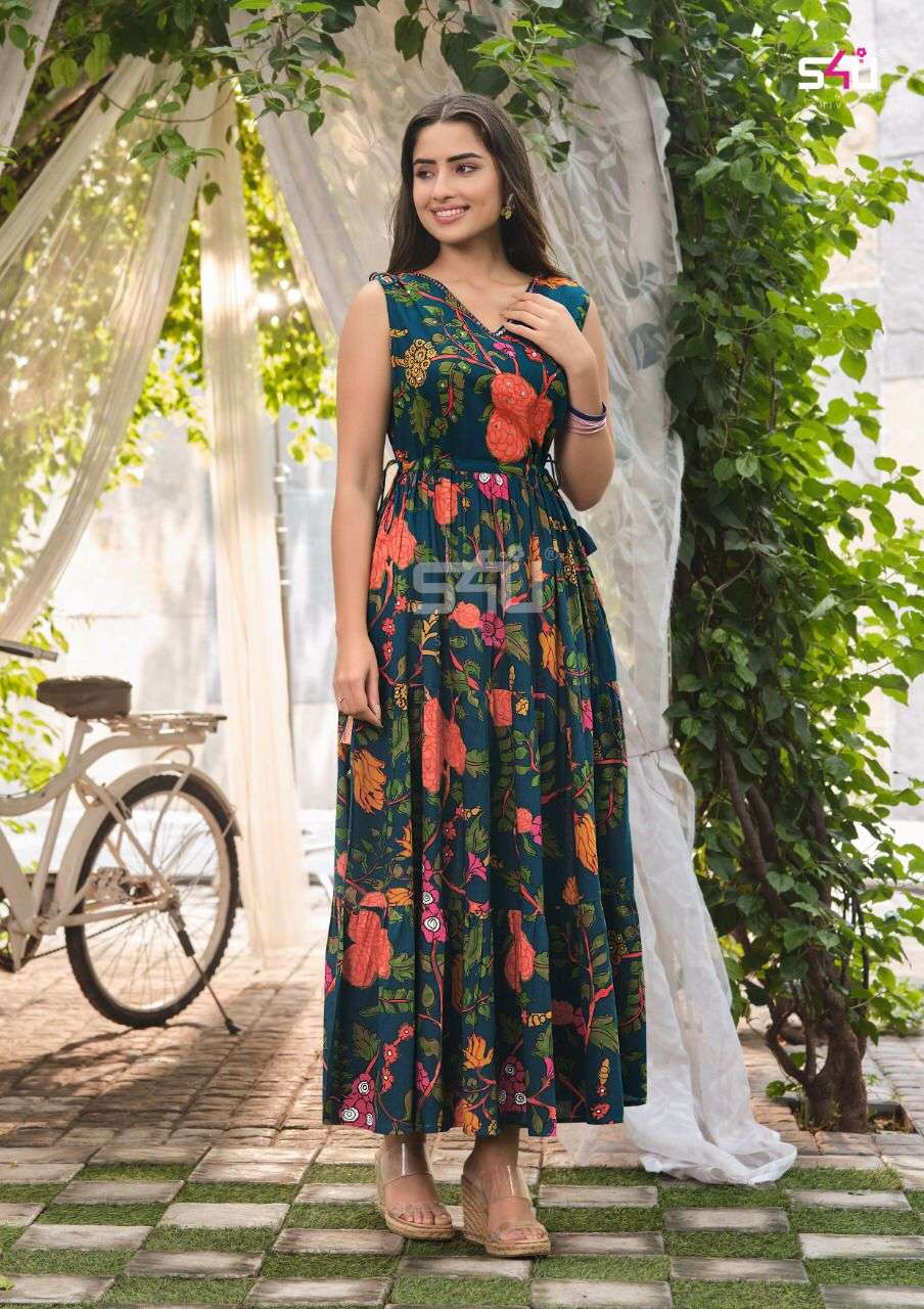 S4u WEEKEND PASSION BY S4U BRAND EMBROIDERY FLORAL GOWNS WHOLESALER AND DEALER