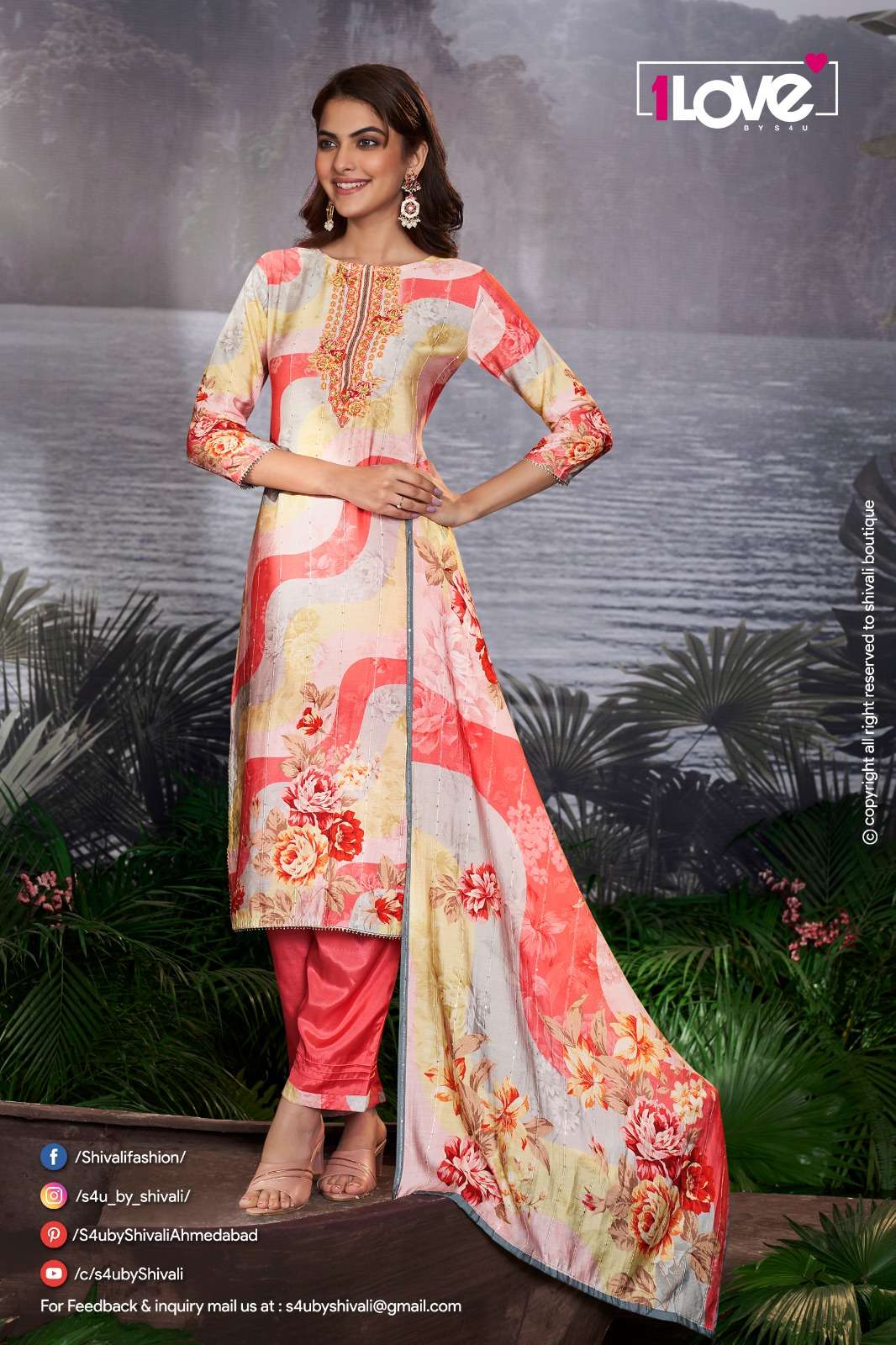 SUNSHINE VOL 3 SEQUIN CROTCHET MUSLIN HANDWORK NECKLINE KURTI WITH PANT ...